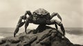 The Crab: A Hyper-realistic Sci-fi Film Still By Karl Blossfeldt