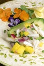 Crab Salad with Mango Royalty Free Stock Photo
