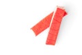 Crab sticks isolated on white. Royalty Free Stock Photo