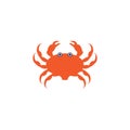 Crab vector Royalty Free Stock Photo