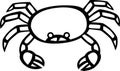 Crab vector illustration