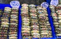 Crab were bind in local thailand market sale