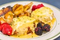 Crabcakes Benedict Royalty Free Stock Photo