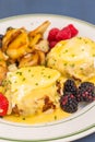 Crabcakes Benedict Royalty Free Stock Photo