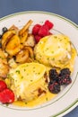 Crabcakes Benedict Royalty Free Stock Photo