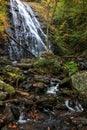 Crabtree Falls In Autumn Royalty Free Stock Photo