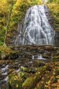 Crabtree Falls, Blue Ridge Parkway, North Carolina Royalty Free Stock Photo