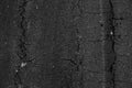 Crack asphalt road background. Royalty Free Stock Photo