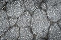 Crack asphalt road surface texture Royalty Free Stock Photo