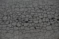 Crack asphalt roads background.