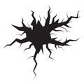 vector crack background Royalty Free Stock Photo
