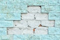 Crack brick wall Royalty Free Stock Photo
