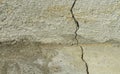 Crack in Concrete Foundation & Floor