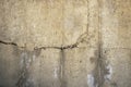 Crack concrete wall background. Grunge floor texture. Aged cement stone. Royalty Free Stock Photo