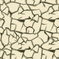 Crack ground seamless pattern Royalty Free Stock Photo