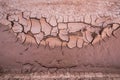 Ground crack texture background Royalty Free Stock Photo