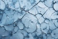 Crack ice surface. Generate Ai