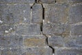 Crack in masonry Royalty Free Stock Photo