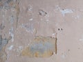 Crack.Texture of old painted white plaster.Cracked wall.Light concrete wall with cracks and stains.Dirty wall Background Royalty Free Stock Photo