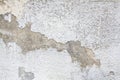 Crack wall brick plaster texture. Old abstract broken architecture background. Scratched stucco. For banner and wallpaper.