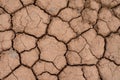 Cracked alumina. Takyr cracks in dry soil Royalty Free Stock Photo