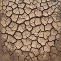 Cracked and arid ground, a testament to prolonged dryness