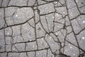 Cracked asphalt. Old asphalt background. Asphalt pattern. Royalty Free Stock Photo