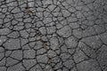 Cracked asphalt road surface texture Royalty Free Stock Photo