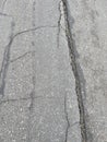 Old cracked asphalt surface. Background or texture. Royalty Free Stock Photo