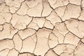 Cracked clay texture background with blur on the sides