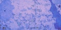 Cracked blue pink violet grungy wall stone concrete texture background dirty panorama banner closeup Royalty Free Stock Photo