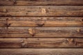 Cracked boards. Wood planks background, texture in abstract style. Rough structure. Vintage floor wallpaper. Brown wooden table. Royalty Free Stock Photo