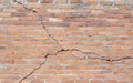 Cracked Brick Foundation