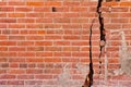 Cracked Brick Wall