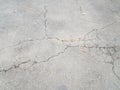 Cracked or broken black asphalt or pavement Royalty Free Stock Photo