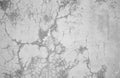 Cracked cement wall texture-black and white. Royalty Free Stock Photo