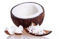 Cracked coconut