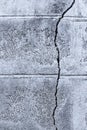 Cracked concrete brick wall Royalty Free Stock Photo