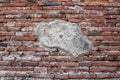 Cracked concrete brick wall background Royalty Free Stock Photo