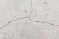 Cracked Concrete From the Other Dimension Royalty Free Stock Photo