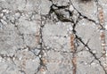 Cracked concrete texture Royalty Free Stock Photo