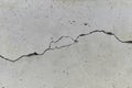 Cracked concrete wall Royalty Free Stock Photo