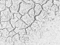 Cracked crust of dried silt. Global warming. Black and white photo. Background image