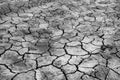 Cracked and dried mud texture,global warming and climate change. Royalty Free Stock Photo