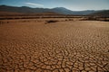 Cracked drought land