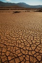 Cracked drought land