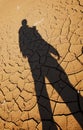Cracked drought land