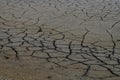 Cracked dry clay formation Royalty Free Stock Photo