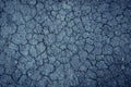 Cracked dry earth soil after no rain water longtime, abstract sad dry background Royalty Free Stock Photo