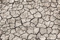 Cracked dry land without water